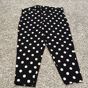 Black and white Polka Dot Leggings